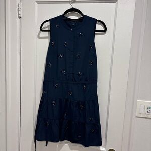 Tommy Hilfiger Navy Button-Up Dress